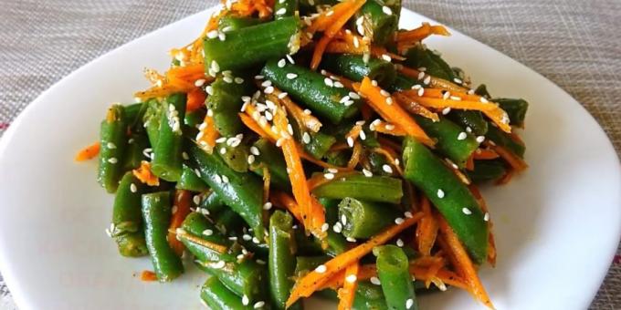 Συνταγές: Τα πράσινα φασόλια και τα καρότα σε Κορεατικά