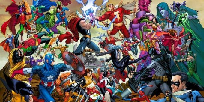 σειρά για υπερήρωες: Σε αντίθεση με Marvel από την DC