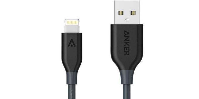 Πού να αγοράσετε ένα καλώδιο καλό για το iPhone: Anker PowerLine Cable