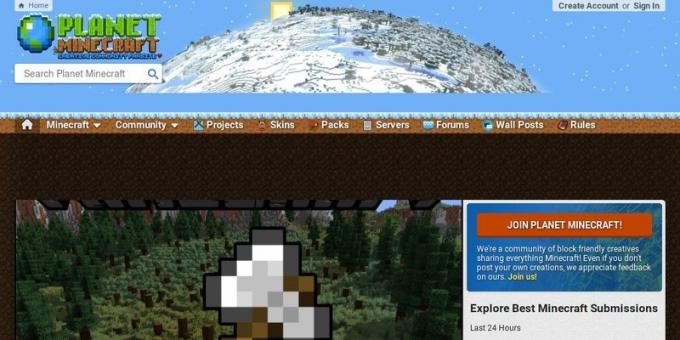 Πού να κατεβάσετε mods για το Minecraft: Planet Minecraft