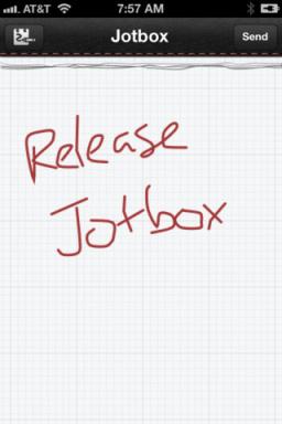 Jotbox - σας βάζει σε επείγουσες σημειώσεις e-mail