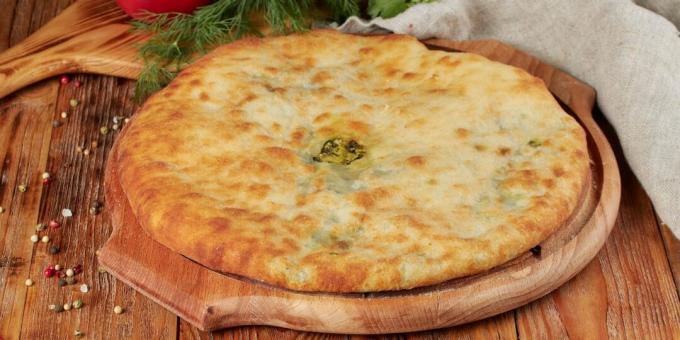 Οσετιακές πίτες με κοτόπουλο και τυρί