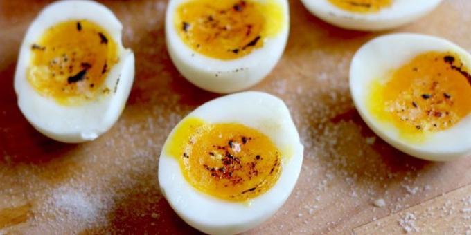 πιάτα με αυγά: αυγά βραστά