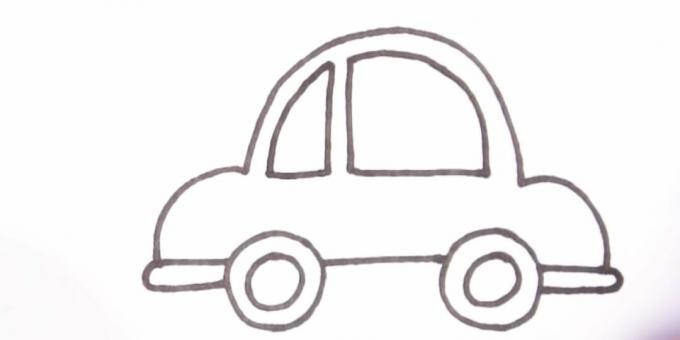 Πώς να σχεδιάσετε ένα αυτοκίνητο: σχεδιάστε ένα μικρό παράθυρο