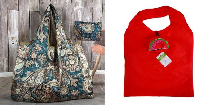 Τι πρέπει να δώσει η μαμά γενέθλια: πτυσσόμενο τσάντα shopper