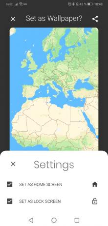 Χαρτογράμματος - ταπετσαρία για το Android που βασίζεται στο Google Maps: Μέθοδοι εγκατάστασης