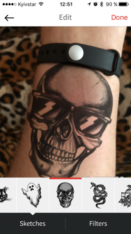 Μελάνι Hunter: επιλογή του τατουάζ