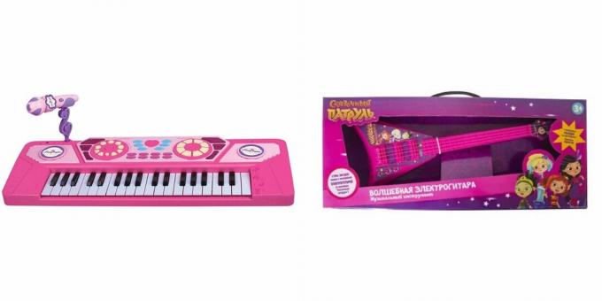 Δώρα για ένα κορίτσι για 5 χρόνια για τα γενέθλιά της: μουσικό όργανο