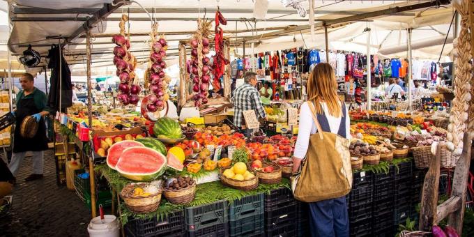 ένα ταξίδι στην Ιταλία: Αγορές