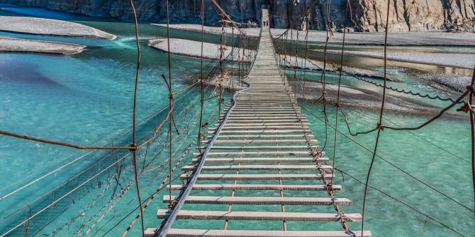 Οι πιο τρομακτικές γέφυρες: Hussaini κρεμαστή γέφυρα
