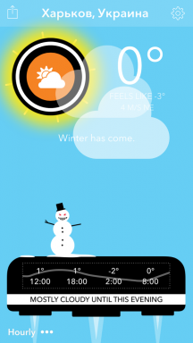 Καρότο Καιρός για το iOS - Καιρός με σαρκασμό και χιούμορ