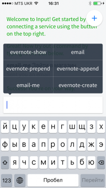 Είσοδος για iOS - hardcore εργασία με πληροφορίες Evernote, Slack, Gmail, Dropbox και άλλες υπηρεσίες