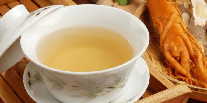 Υγιεινά ποτά πριν από το κρεβάτι: Ινδικό τσάι ginseng