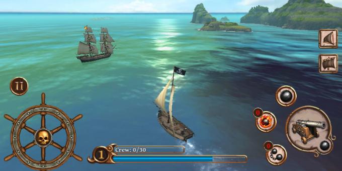 Το παιχνίδι για τους πειρατές: Τα πλοία μάχη: Age of Pirates
