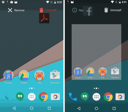 Android Μ απεγκατάσταση εφαρμογών