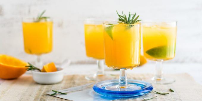 Συνταγές χυμούς. λεμονάδα πορτοκαλί