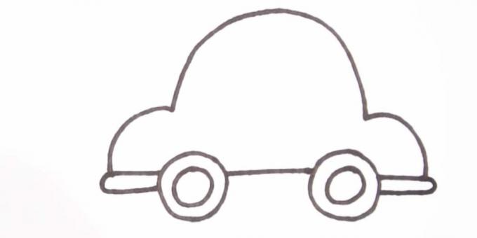 Πώς να σχεδιάσετε ένα αυτοκίνητο: βάψτε το κάτω μέρος του αυτοκινήτου