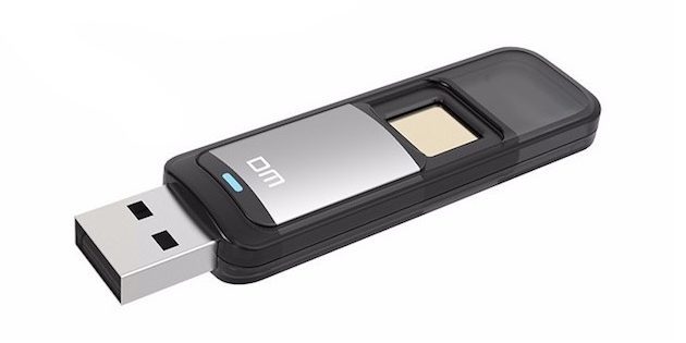 μονάδα flash USB με scanner δακτυλικών αποτυπωμάτων
