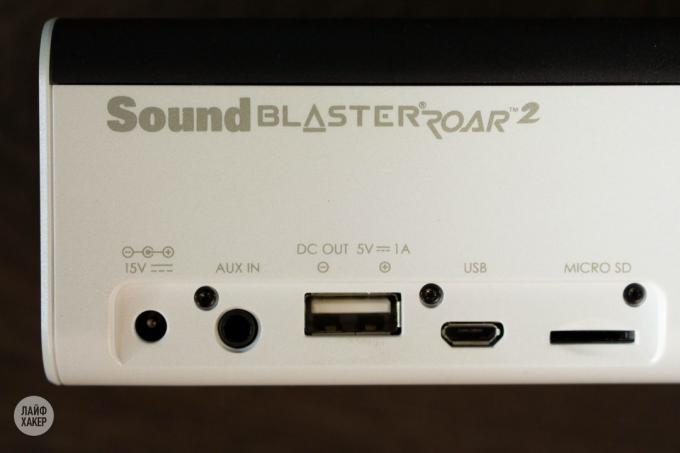 Creative Sound Blaster Roar 2: Συνδέσεις
