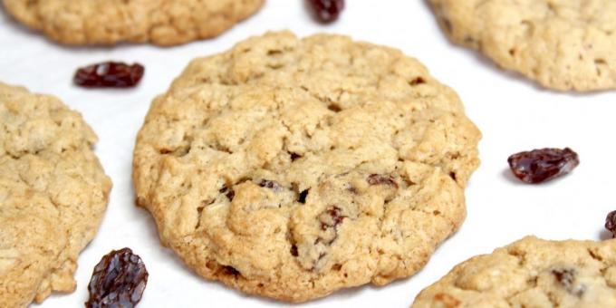 Συνταγές νόστιμα cookies: Τα cookies με σταφίδες και πλιγούρι βρώμης