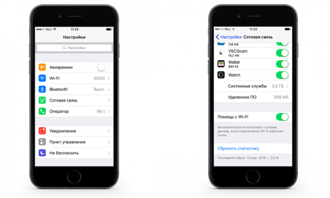Πώς να εξοικονομήσετε στο κινητό της κυκλοφορίας δεδομένων του iPhone με iOS 9. Απενεργοποιήστε το Wi-Fi Assist