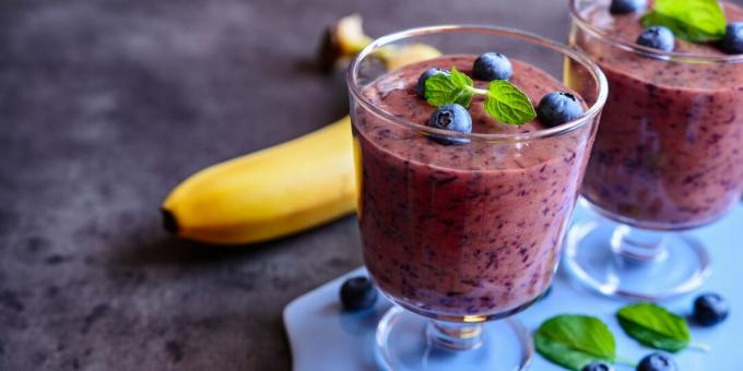 Blueberry Banana Avocado Diet Smoothie: Μια απλή συνταγή