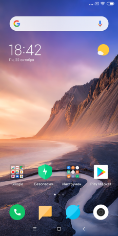επανεξέταση Xiaomi Mi Max 3: Επιφάνεια