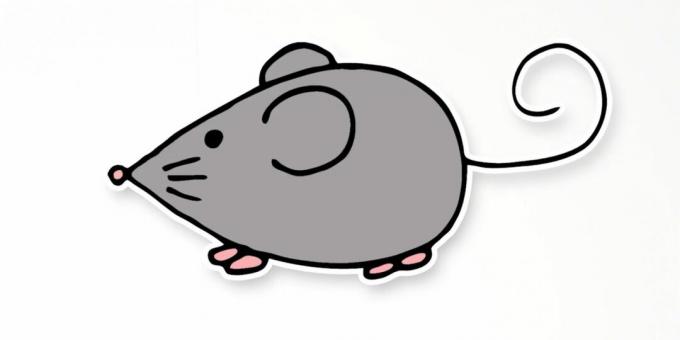 Πώς να σχεδιάσετε ένα απλό ποντίκι 
