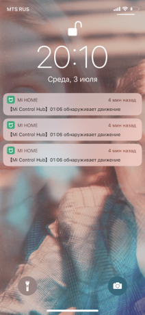 Xiaomi Mi Smart: ειδοποίηση στο τηλέφωνό σας
