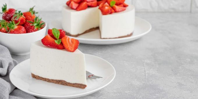 Cheesecake χωρίς ψήσιμο