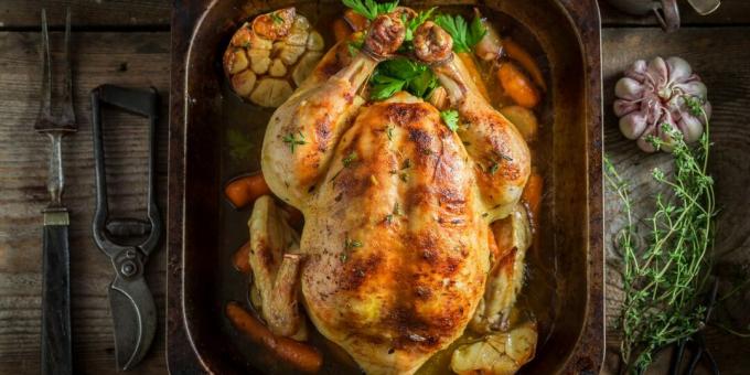 Κοτόπουλο γεμιστό με μανιτάρια από τον Jamie Oliver