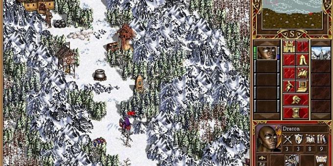 Παλιά παιχνίδια στον υπολογιστή: χάρτη σε Ήρωες της Μήπως και Magic III