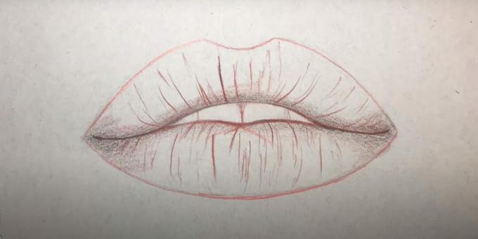 Πώς να βάψετε τα χείλη: περιγράψτε την εικόνα και δείξτε την υφή