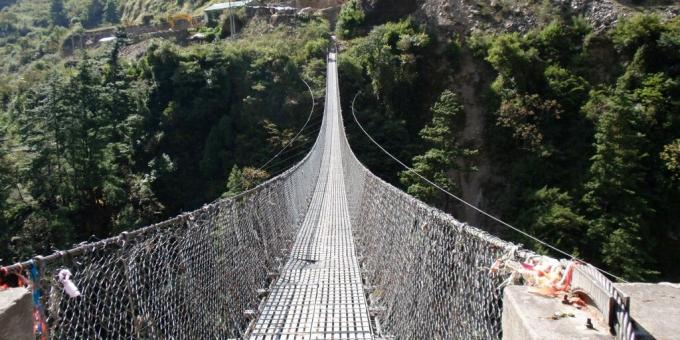 Οι πιο τρομακτικές γέφυρες: κρεμαστή γέφυρα Ghasa