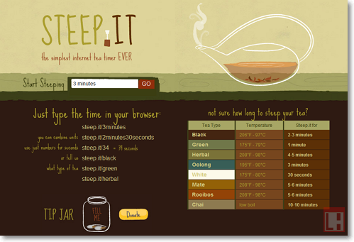 Steep.it - ​​ένα χρονόμετρο που θα βοηθήσει να κάνετε τη σωστή τσάι