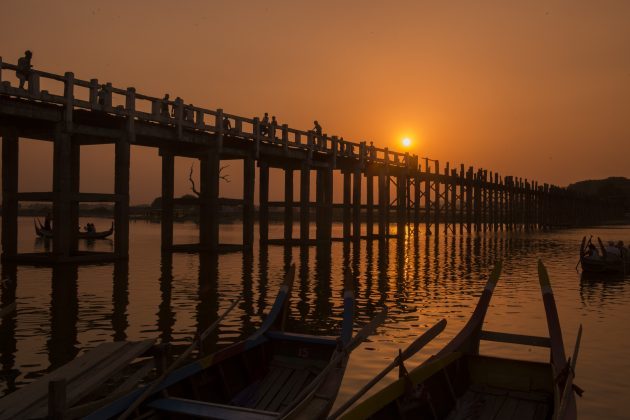 όμορφες γέφυρες: U Bein Bridge, Μιανμάρ