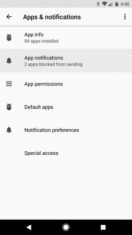 O Android: μη αναγνωσμένων ειδοποιήσεων