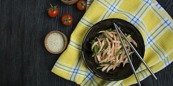 Πικάντικη σαλάτα με daikon