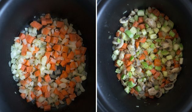  Πώς να φτιάξετε ένα στιφάδο φασολιών: προσθέστε τα υπόλοιπα λαχανικά, έχοντας κατά νου κατά το μαγείρεμα