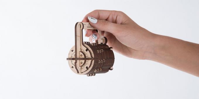 3D-παζλ κλειδαριά Ugears «Κώδικας»