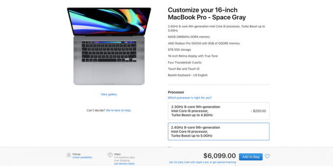 Η Apple έχει κυκλοφορήσει ένα νέο MacBook Pro 16-ιντσών: καλύτερη απόδοση για τα ίδια χρήματα