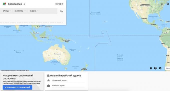 Google Λογαριασμού: geolocation