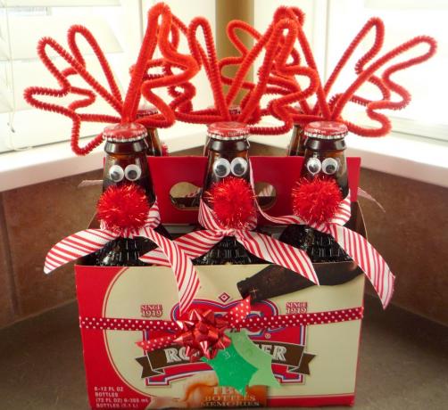 Πώς να κάνει ένα δώρο για το νέο έτος με τα χέρια τους: Rudolph & Co.