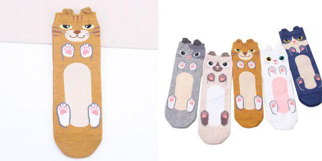 Κάλτσες με τις γάτες