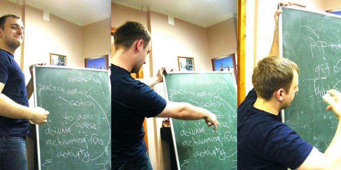 Maxim Ilyahov διδάσκει αγγλικά