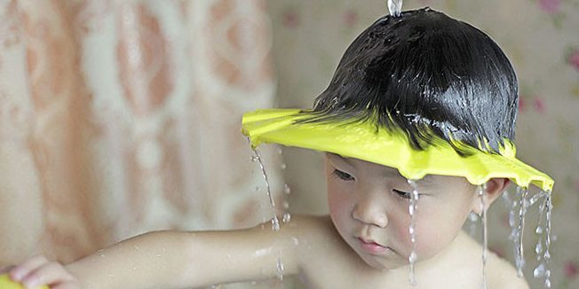 Ζελατίνα για το πλύσιμο των μαλλιών του παιδιού