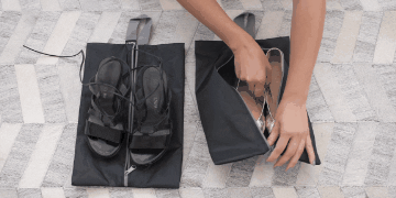 Πώς να συσκευάσει σε μια βαλίτσα: Ειδική Παπούτσια