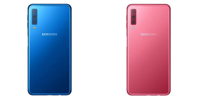 Samsung Galaxy A7: Χρώματα