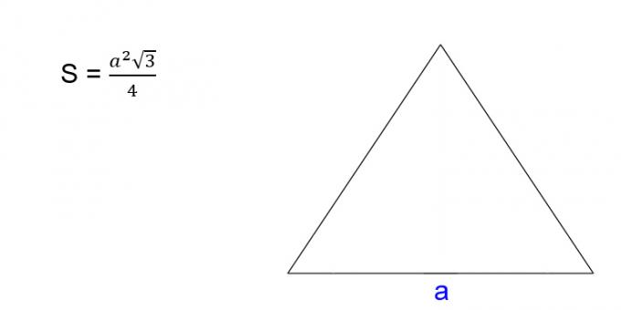 Πώς να βρείτε την περιοχή ενός ισόπλευρου τριγώνου