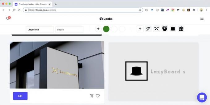 Πώς να δημιουργήσετε ένα λογότυπο στο διαδίκτυο στην ιστοσελίδα της Looka